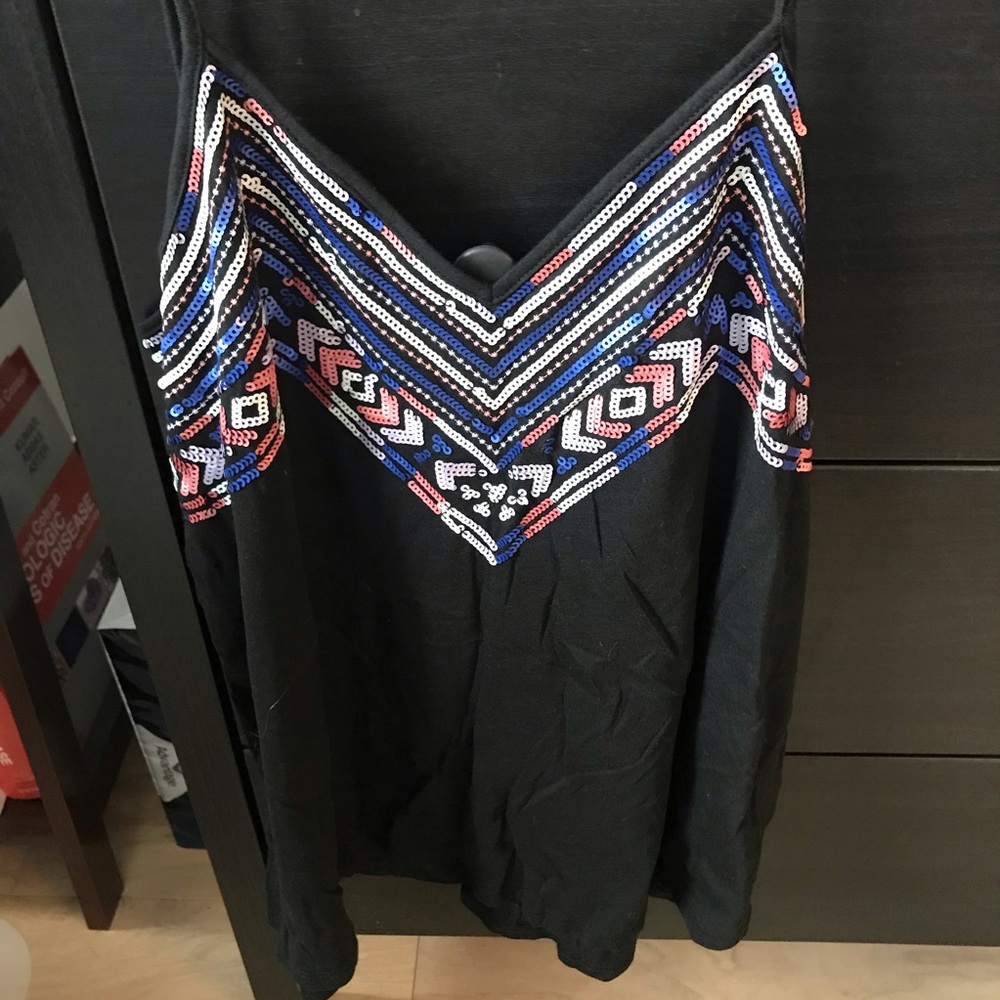 Express sequin tank sz S - NWT